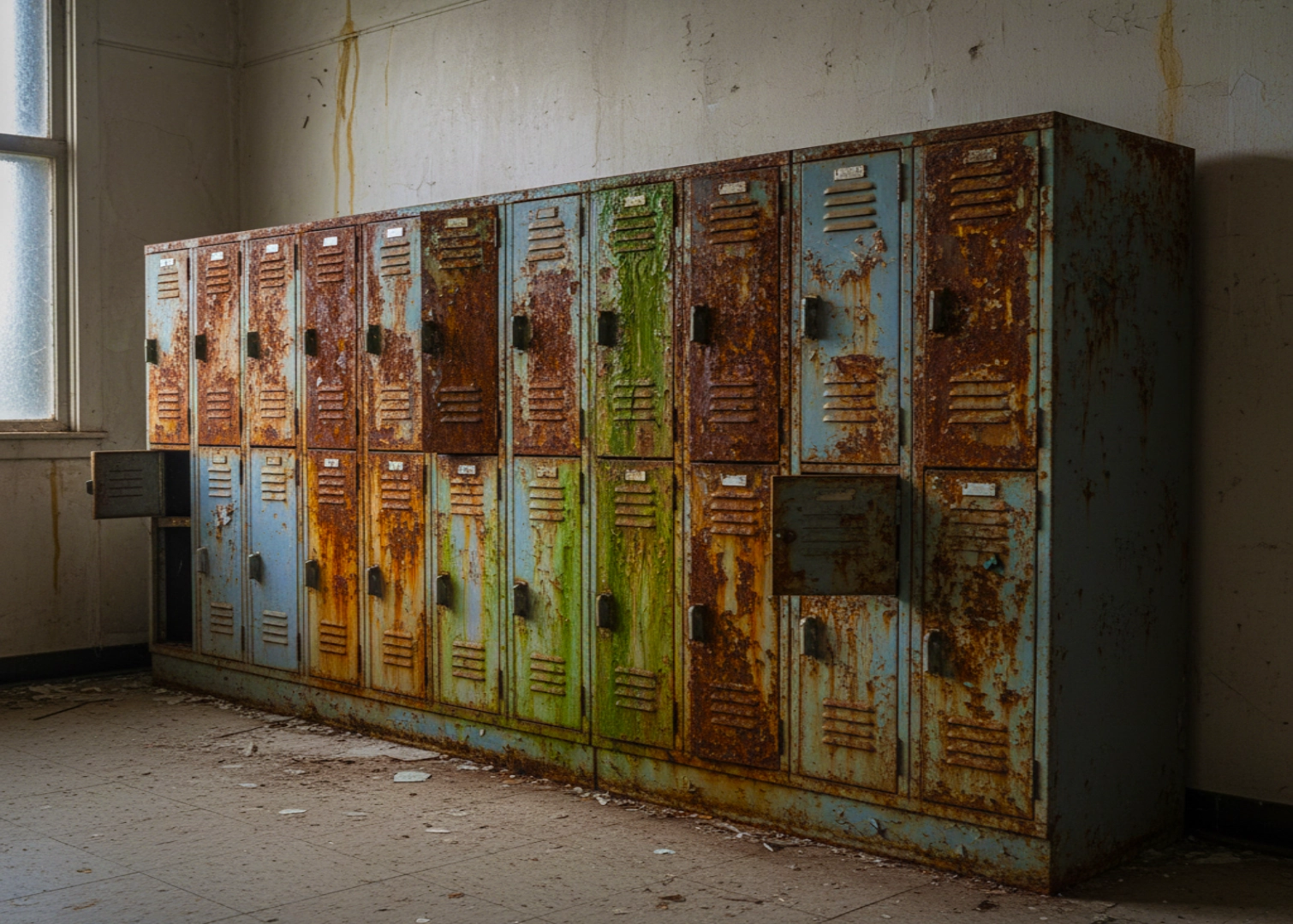 Rusted Lockers