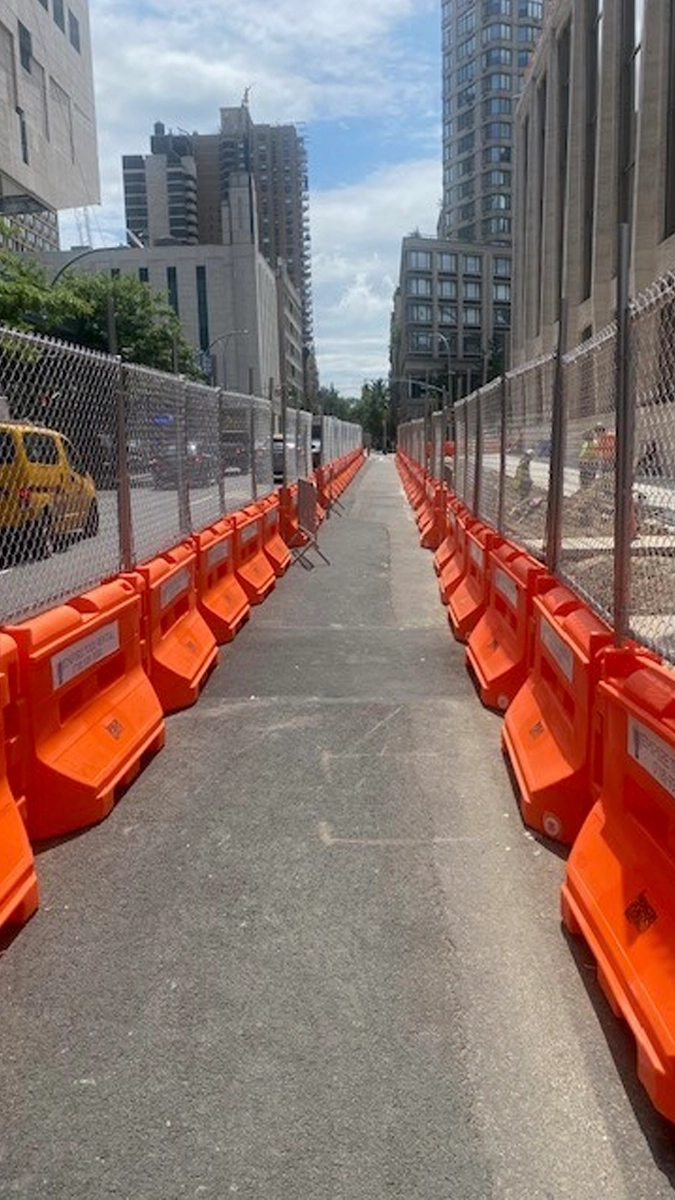 Remcon Guardsafe 36 with fencing Lincoln Center NYC